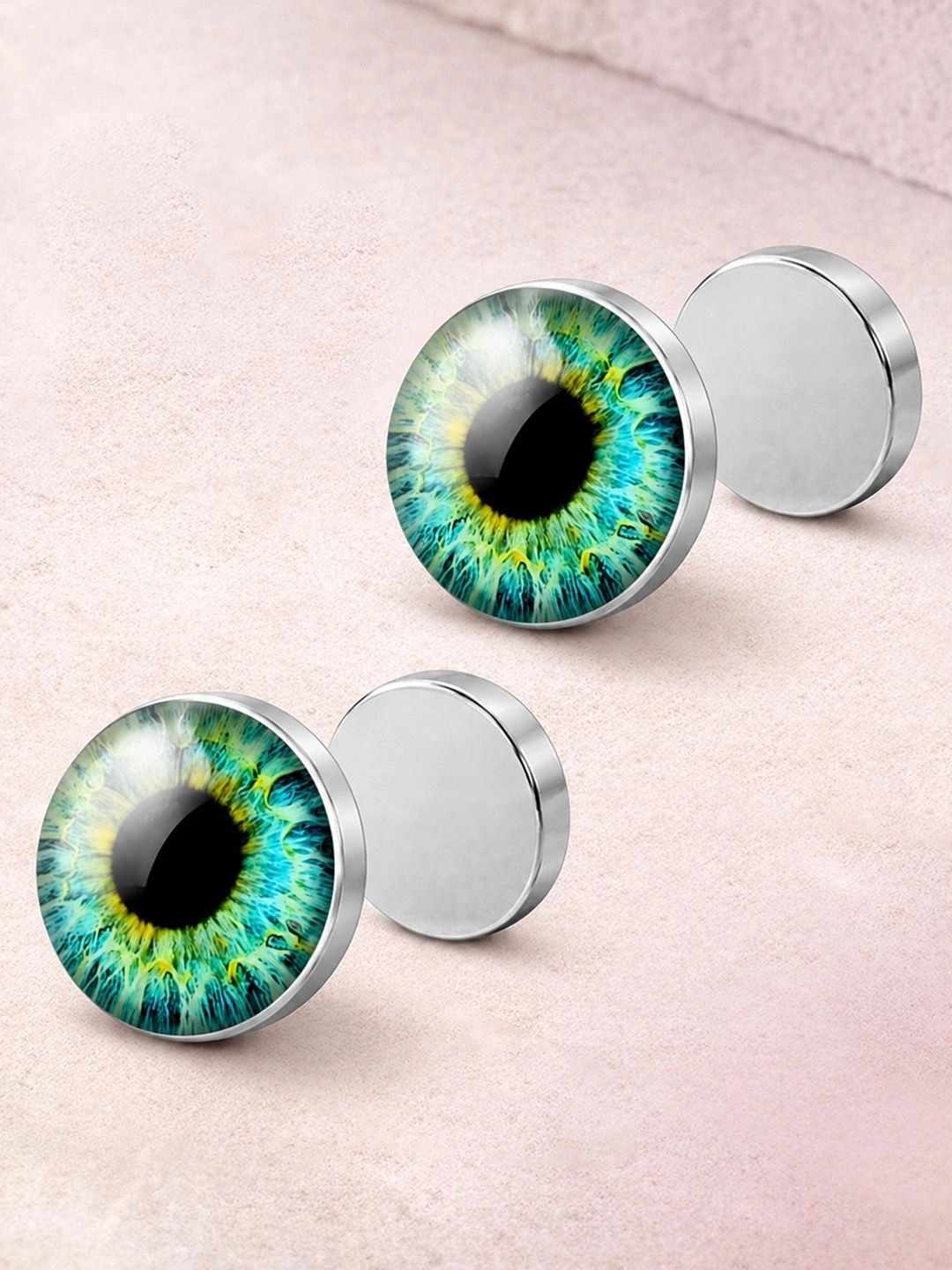 MAZZINI Circular Studs Earrings-image-35