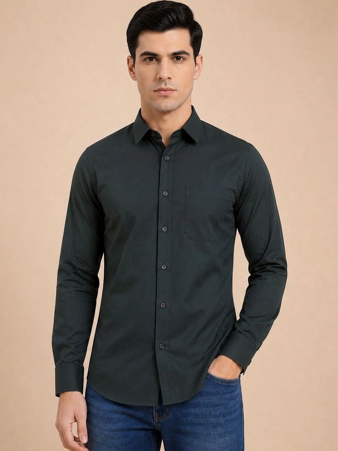 Roadster Spread Collar Long Sleeves Shirt-picture-13