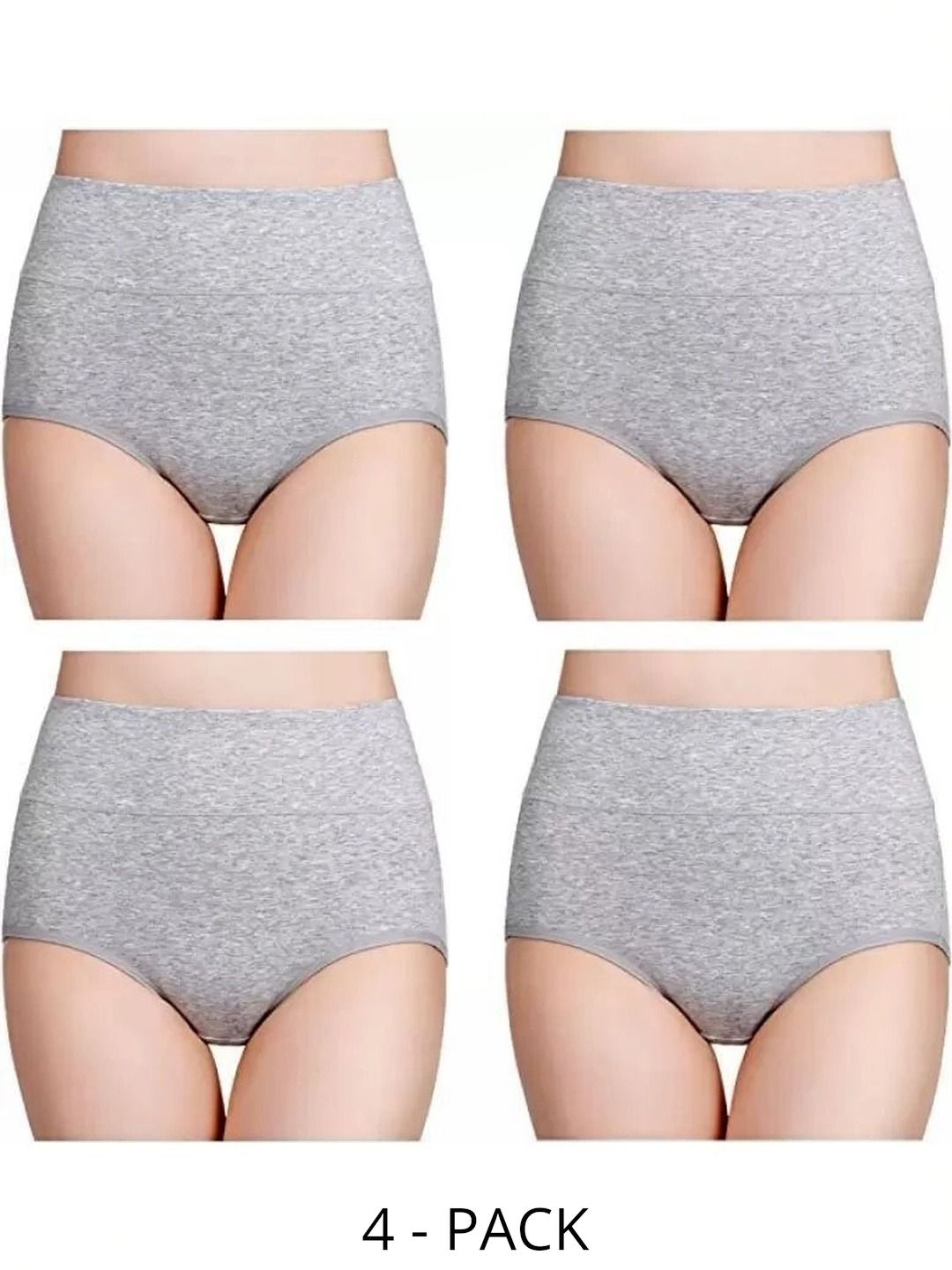 Bebron Women Pack of 4 Assorted Basic Briefs-picture-41