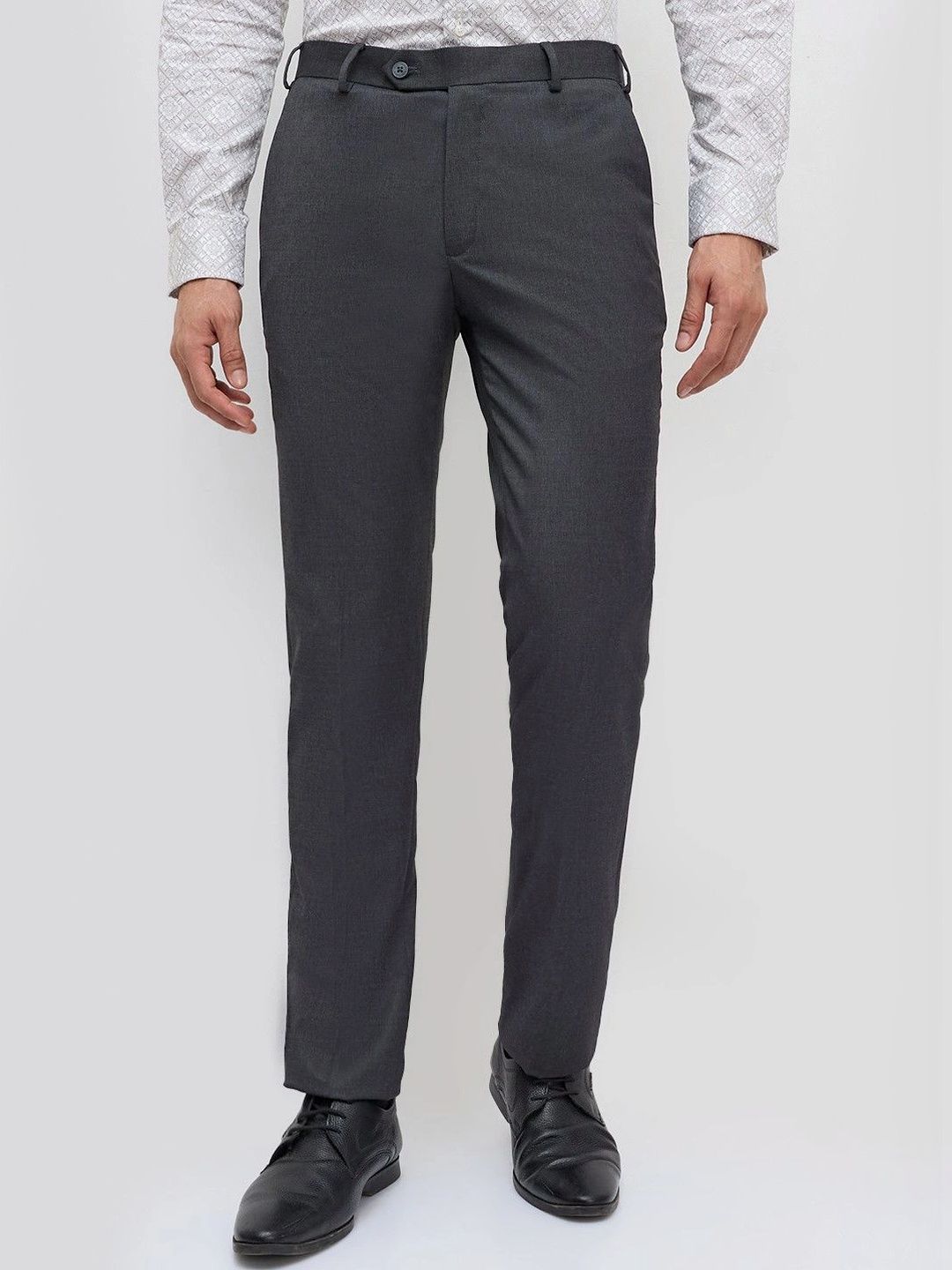 Park Avenue Men Original Slim Fit Easy Wash Trousers-picture-42