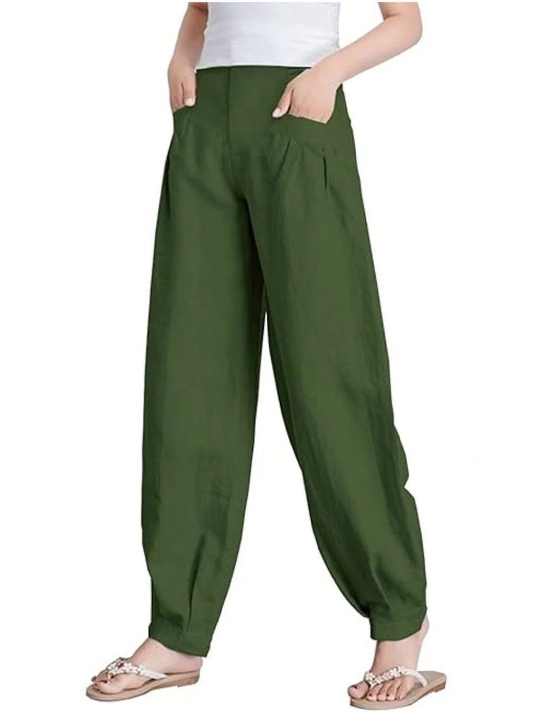 OUTER WEAR AYAM EXPORTS Women Loose Fit Culottes Trousers-picture-48