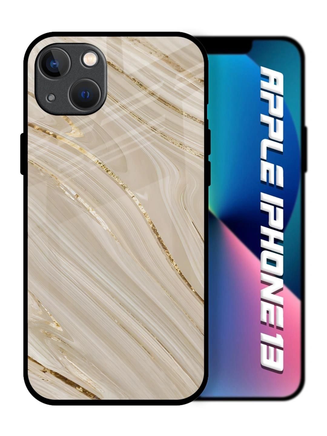 QRIOH Abstract Printed iPhone 13 Back Case Mobile Accessories-image-41