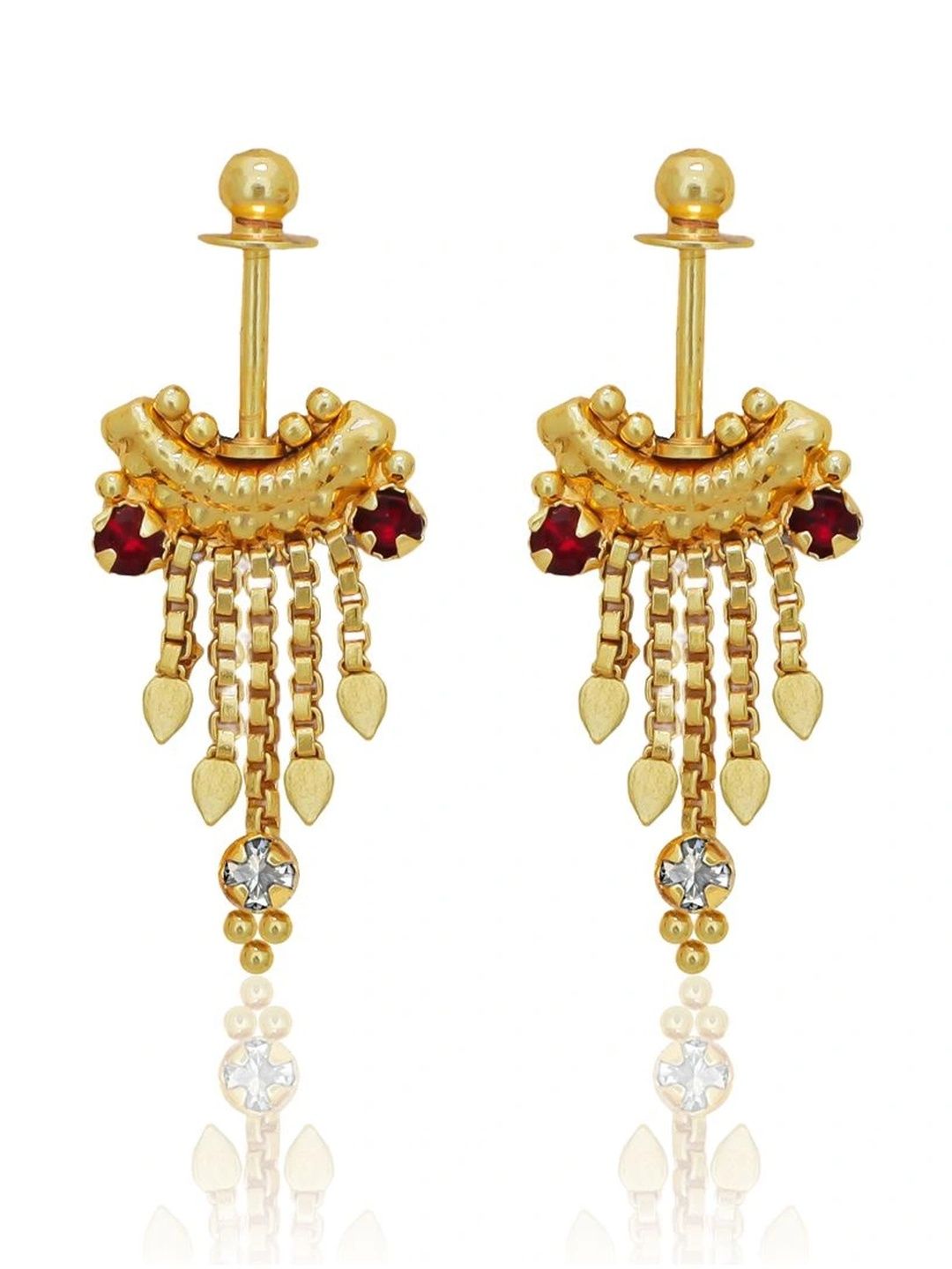 Raj And Deb Geometric Drop Earrings-picture-46