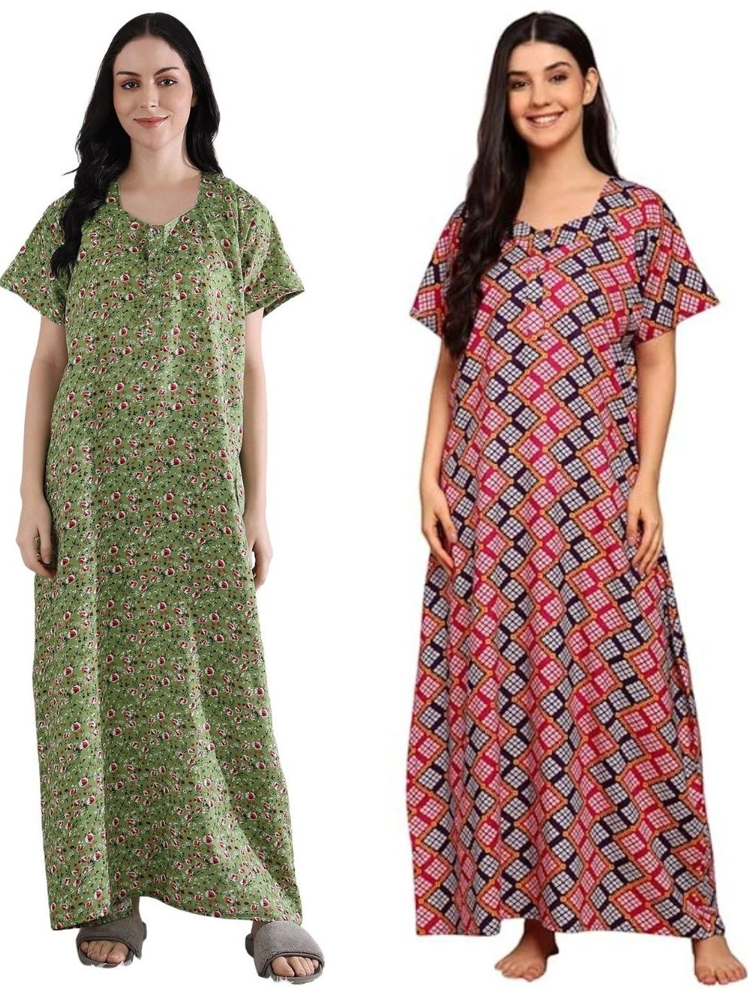 KBNBJ Printed Maxi Nightdress-picture-28