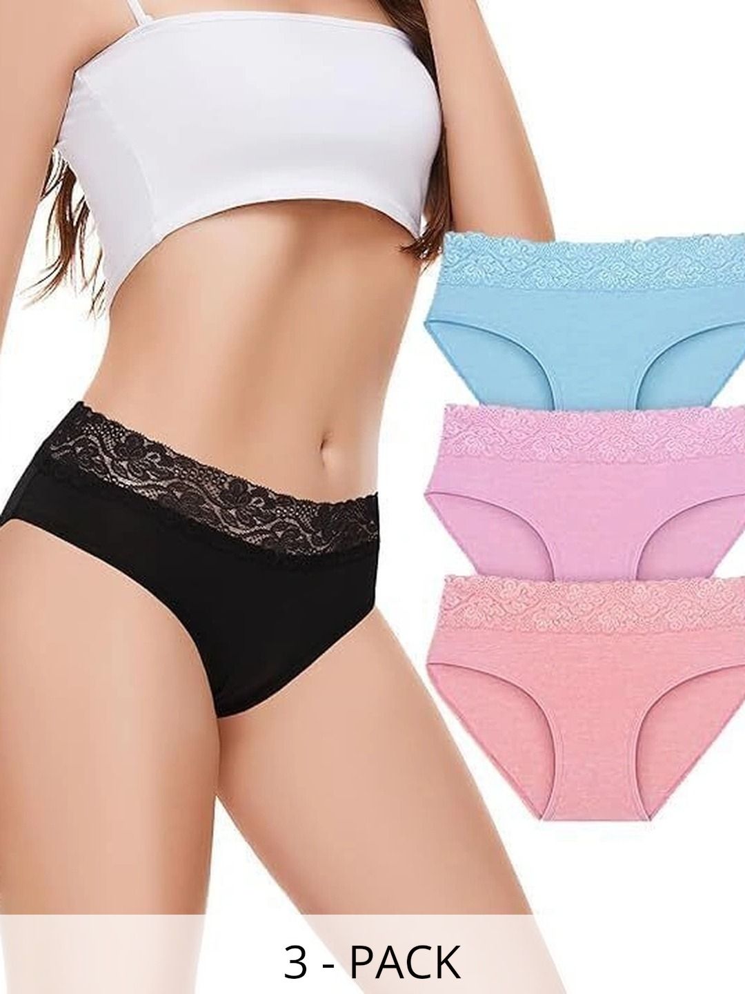 Bebron Women Pack of 3 Assorted Bikini-picture-30