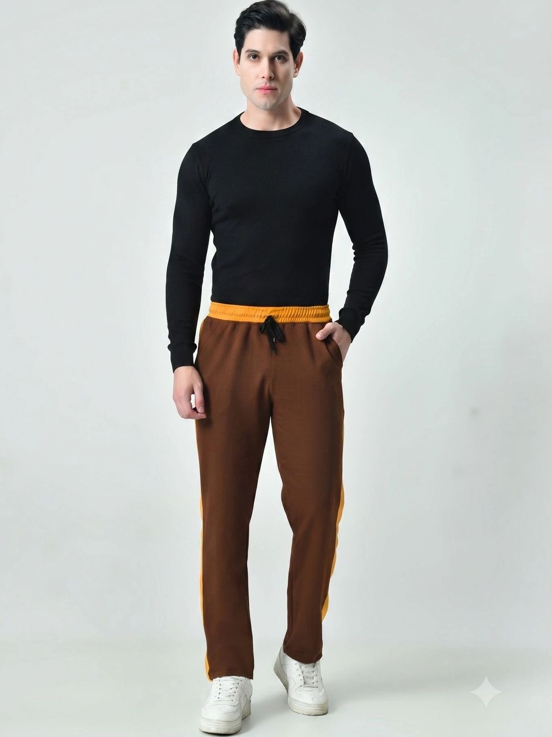 BAESD Men Regular Fit Colourblocked Training Track Pants-picture-31