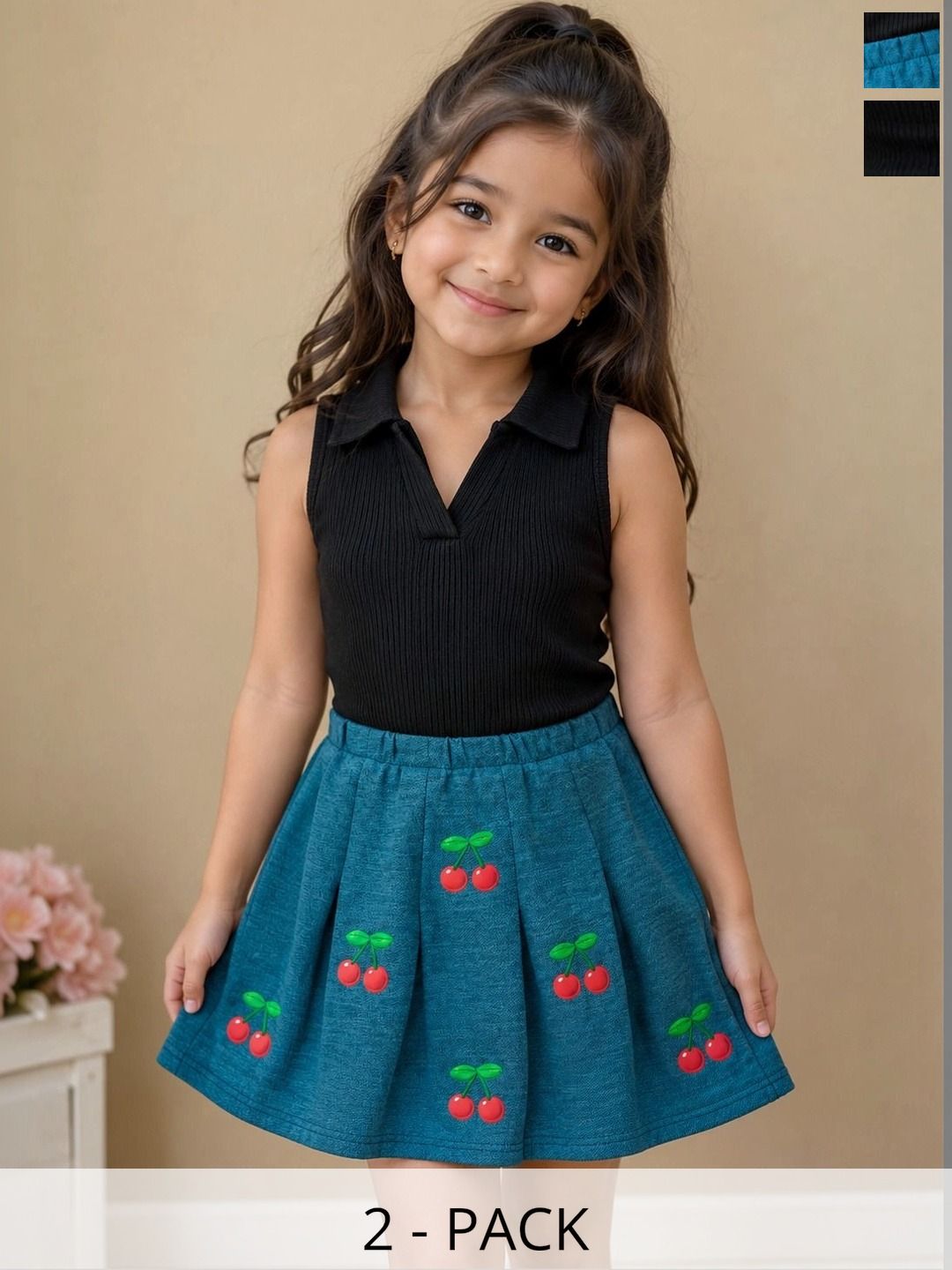RAMIAAZ Girls Top with Skirt-picture-11