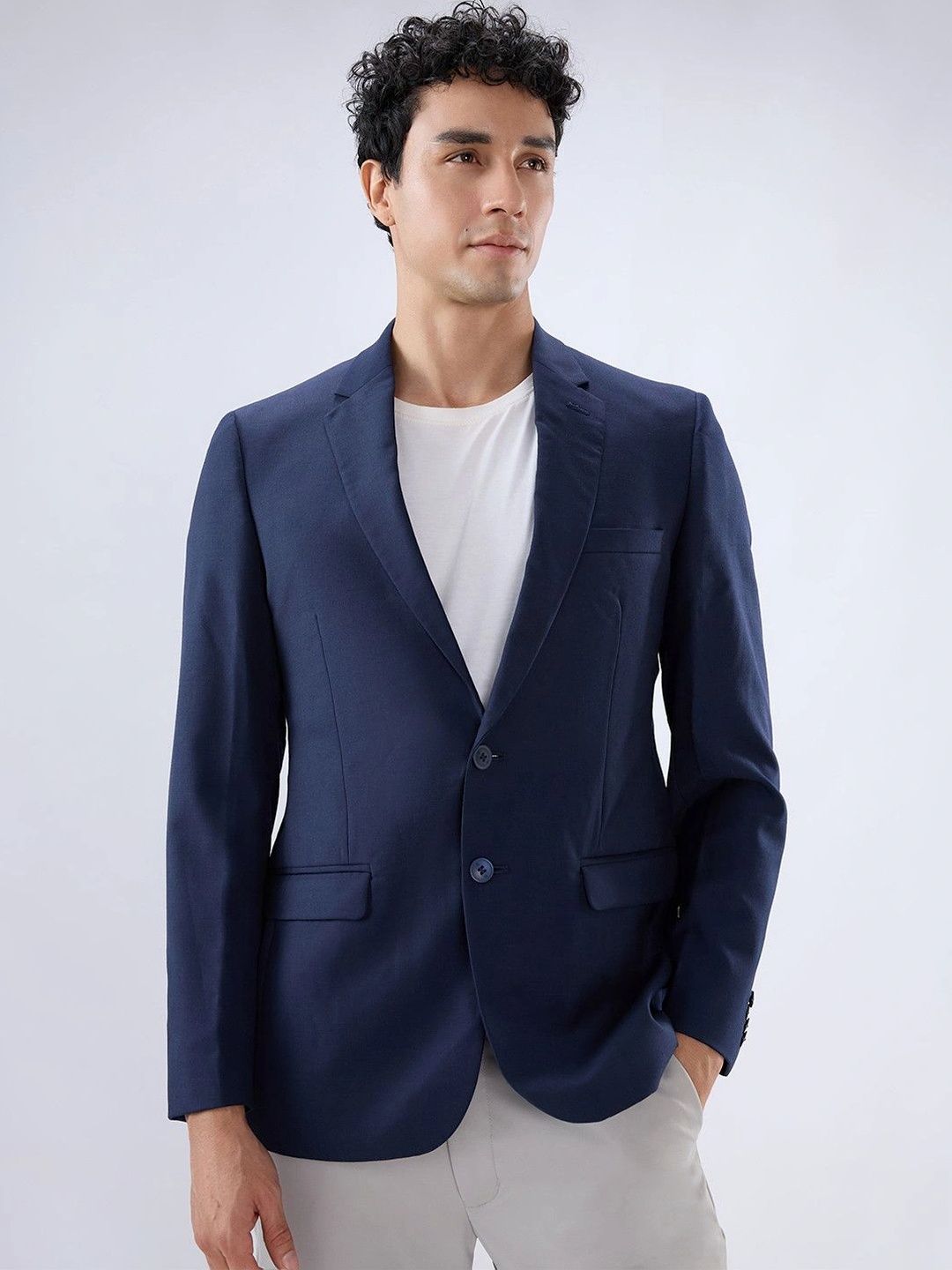 Raymond Notched Lapel Single-Breasted Contemporary Fit Blazer-picture-30
