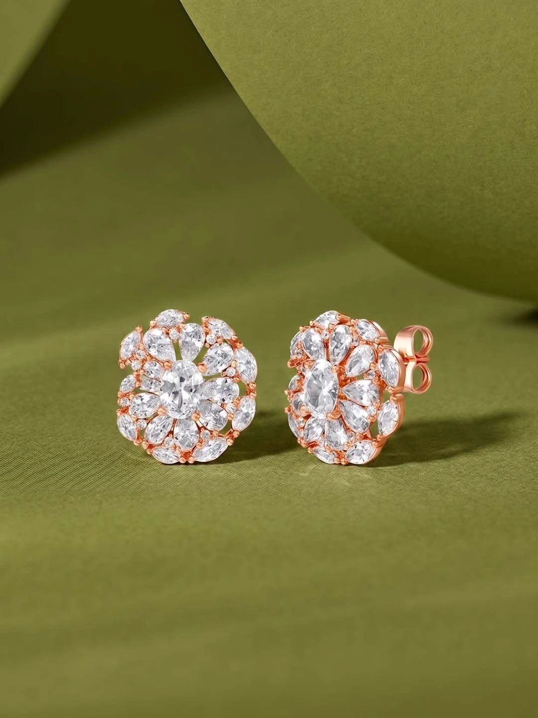Peora Floral Studs Earrings-picture-41