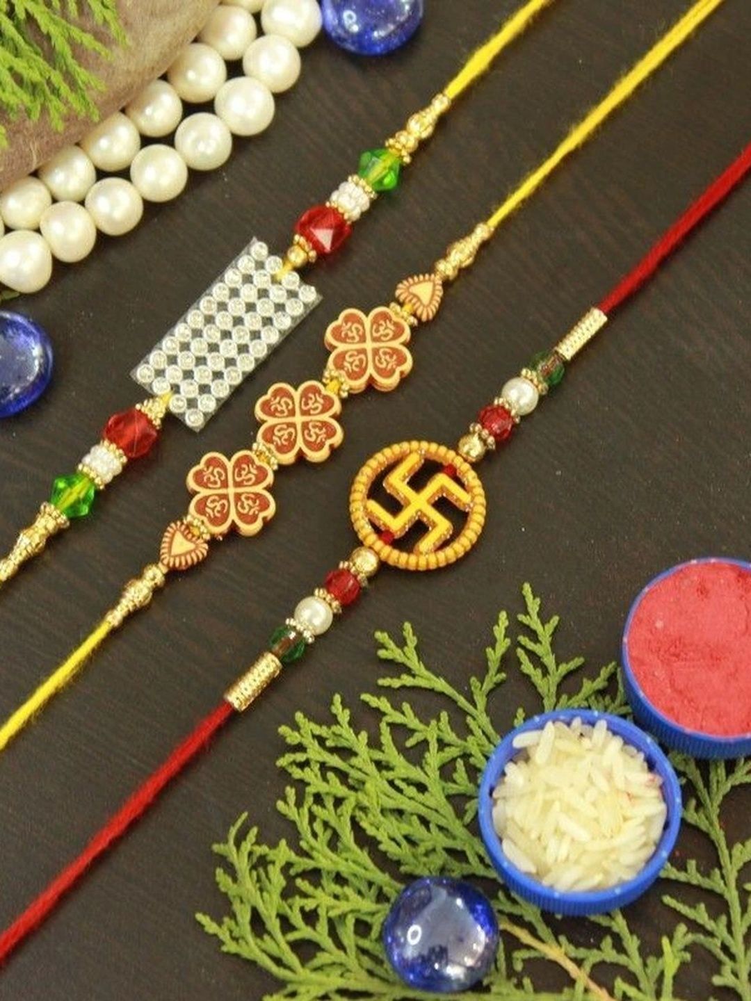 Sangria Thread Rakhi-picture-18