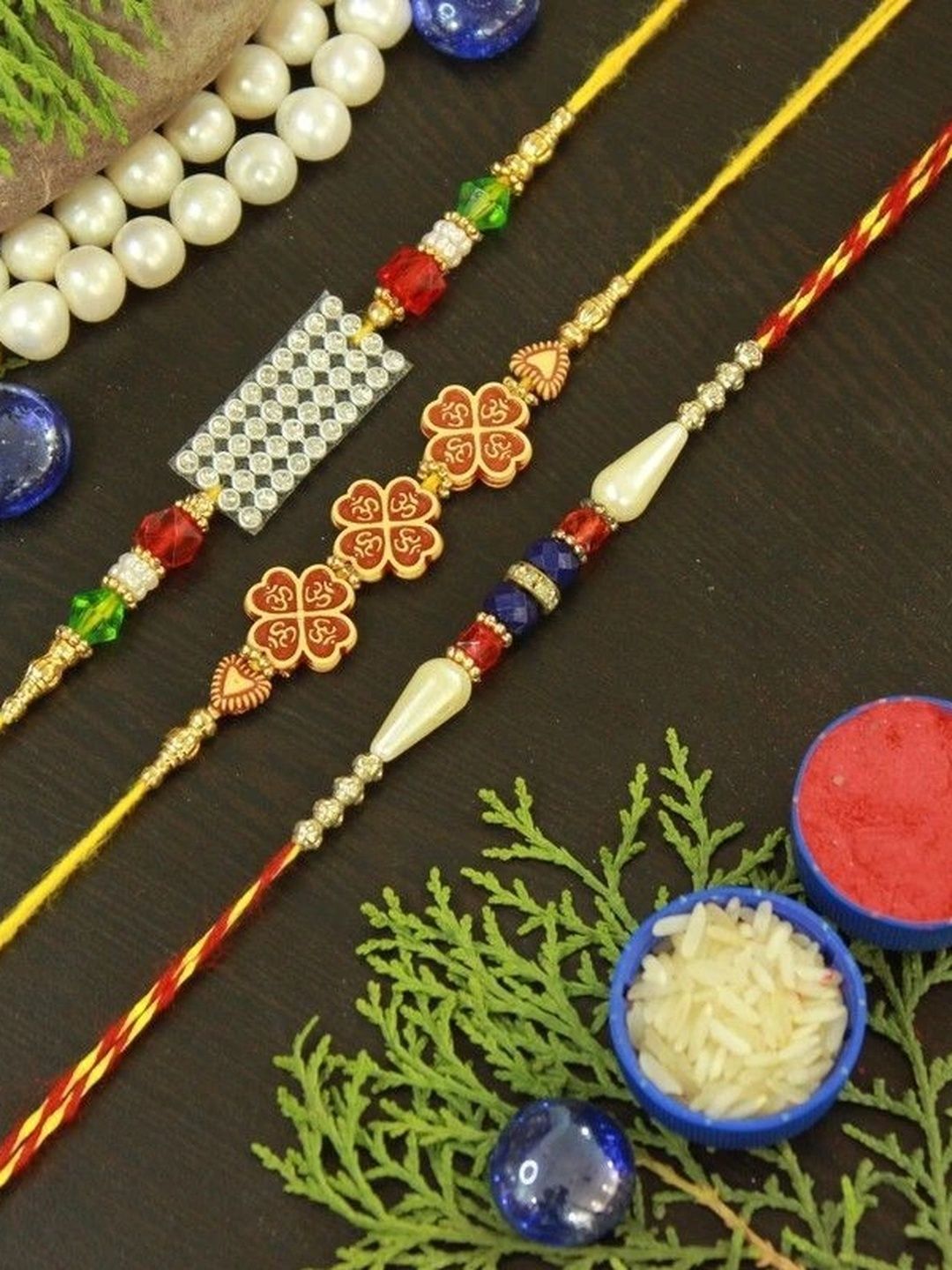 Sangria Thread Rakhi-picture-36