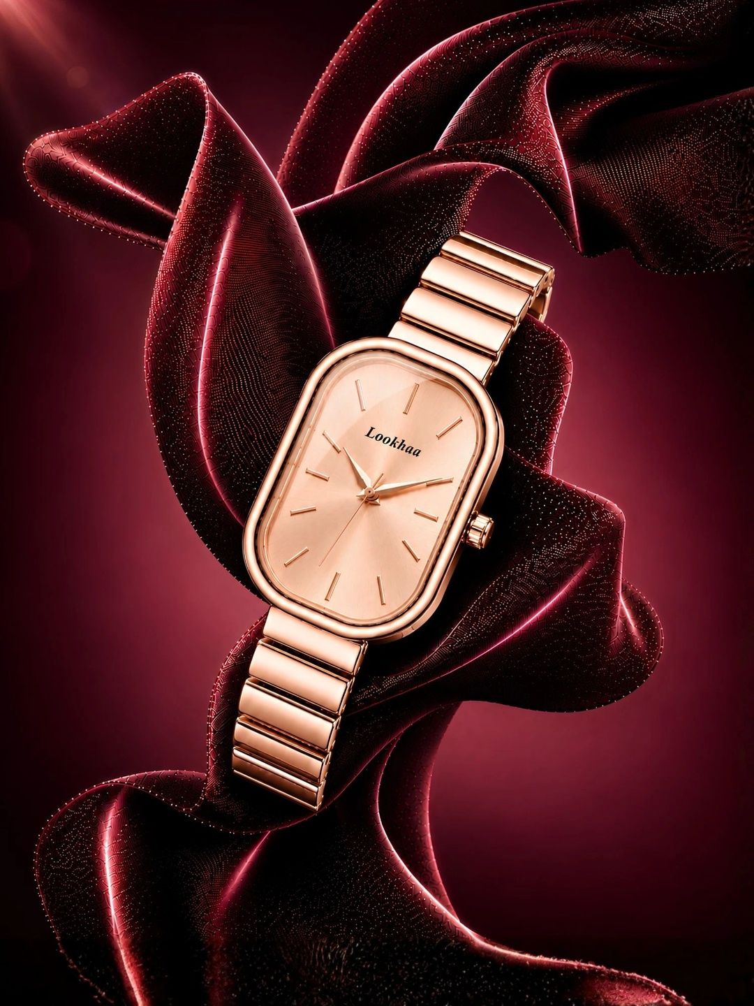 LOOKHAA Women Dial & Bracelet Style Straps Analogue Watch LOOKONDO_C1_RG-image-29