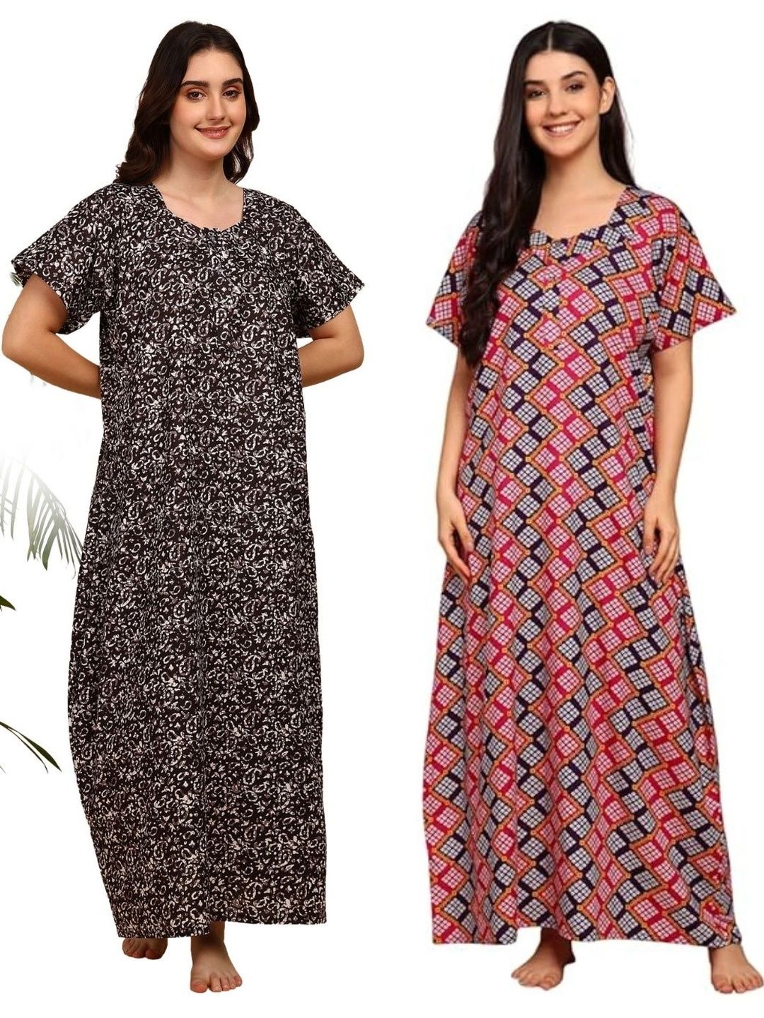 KBNBJ Printed Maxi Nightdress-picture-23