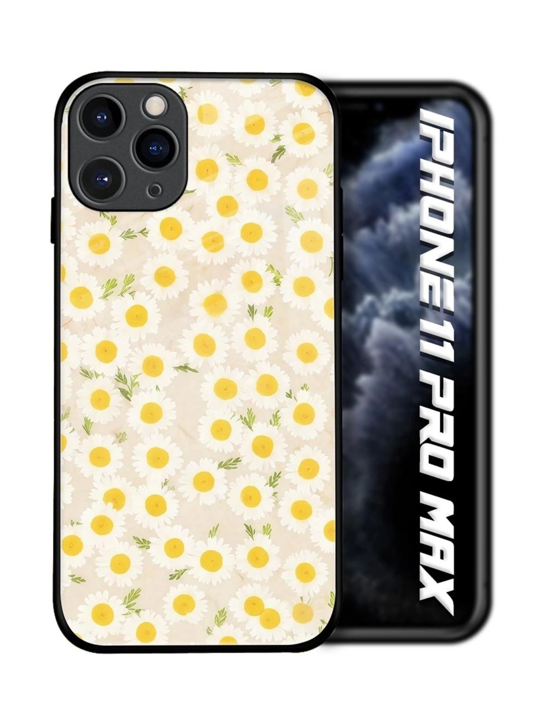 QRIOH Floral Printed iPhone 11 Pro Max Back Case Mobile Accessories-picture-44