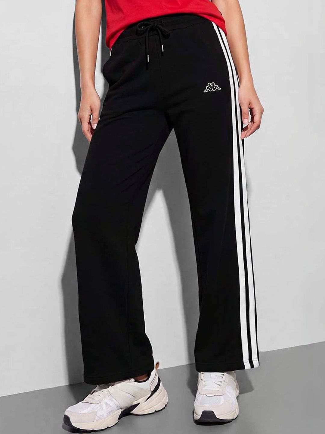 Kappa Women Regular Fit Brand Logo Training Track Pants-picture-27