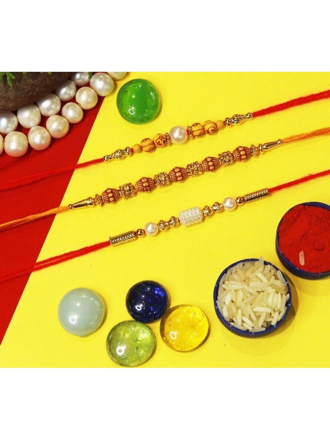Sangria Tie-Ups Thread Rakhi-picture-25