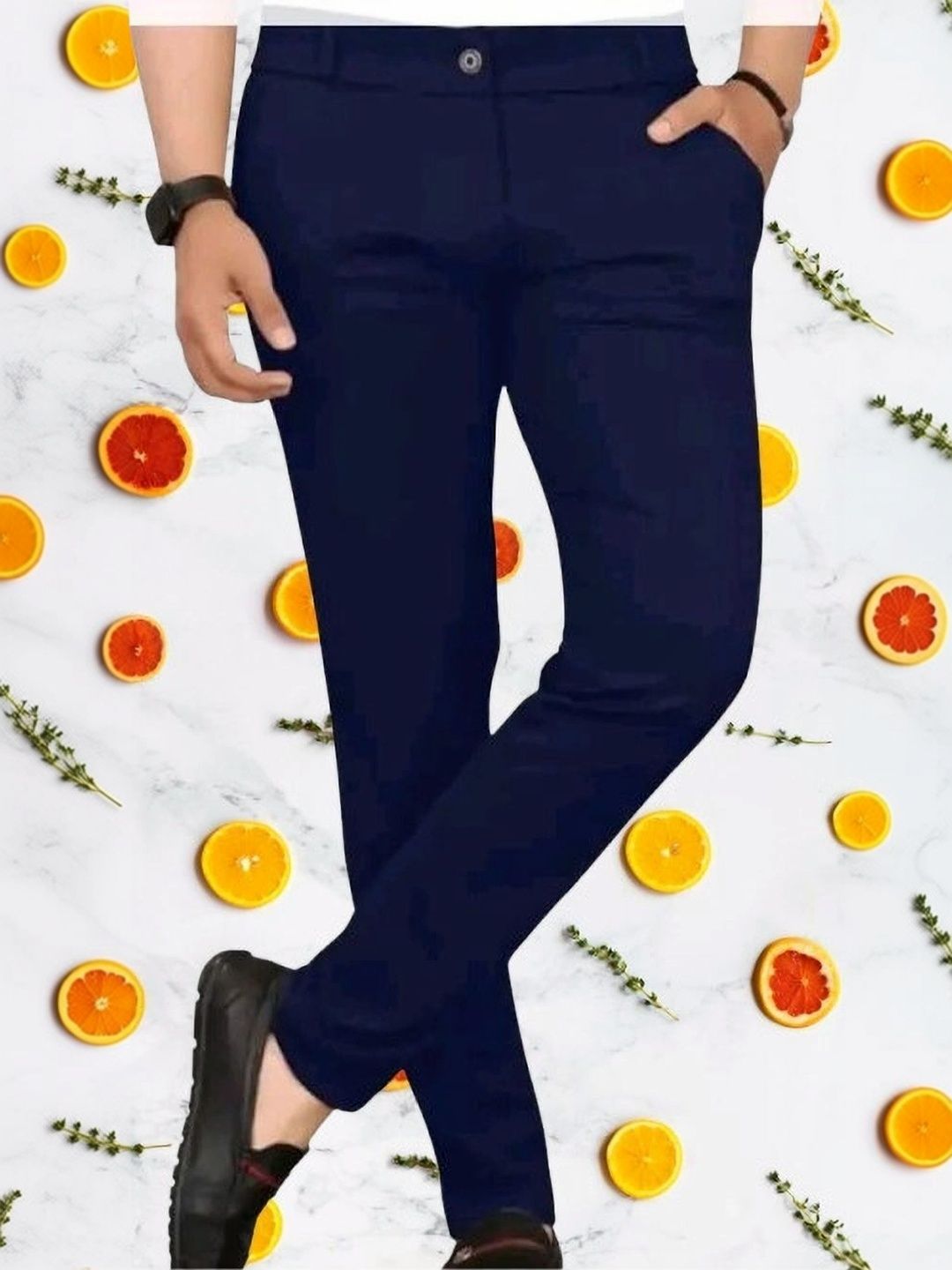 Nitya TrackP Men Smart Slim Fit Trousers-picture-52