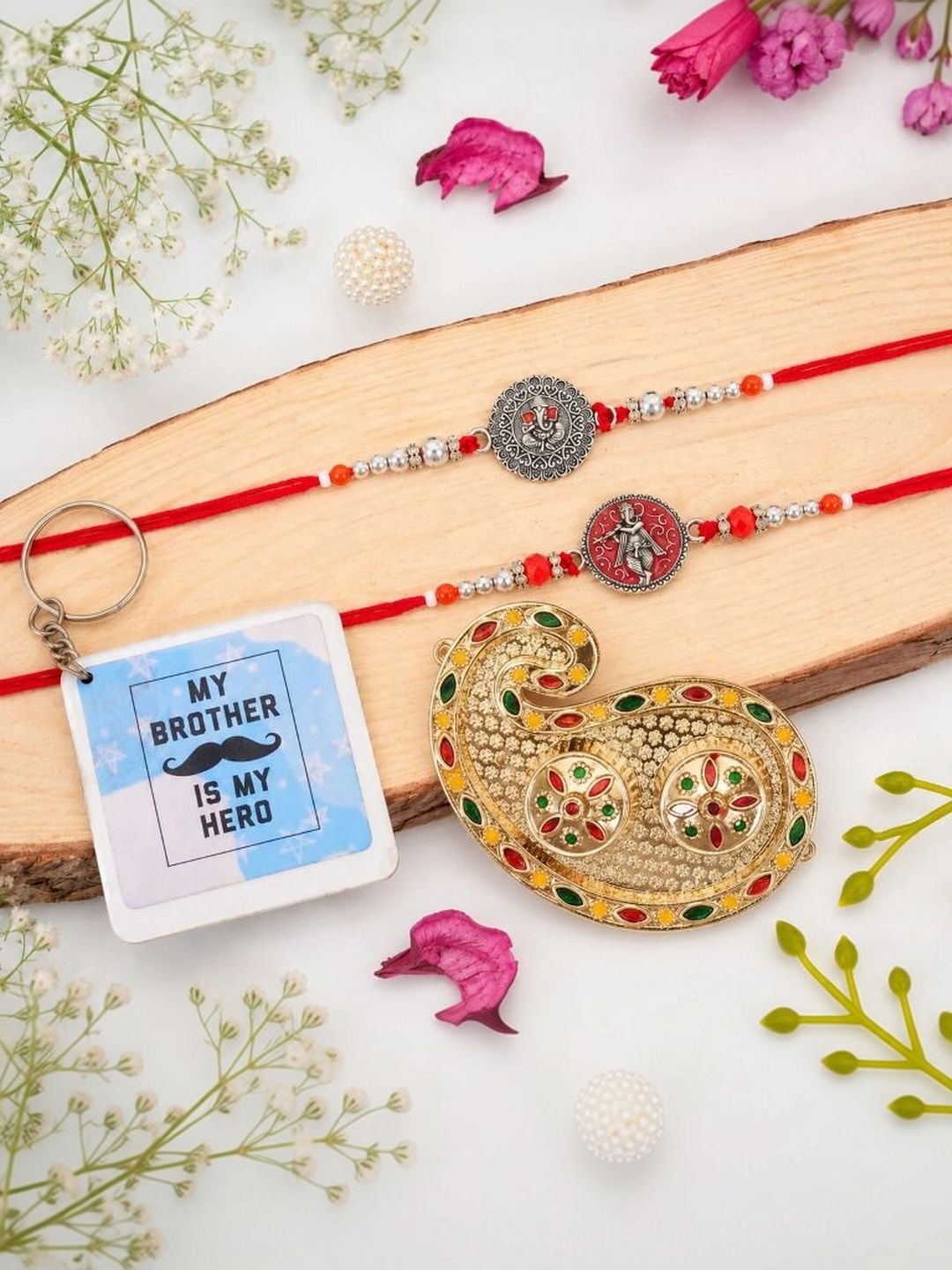 Tiny Shiny Thread Rakhi-picture-44