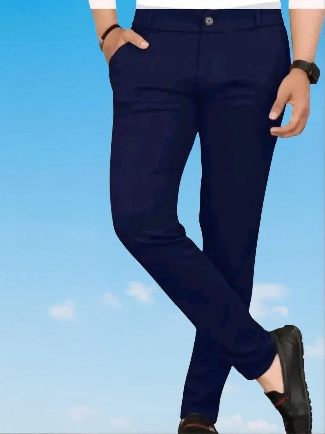 Nitya TrackP Men Smart Slim Fit Trousers-picture-40
