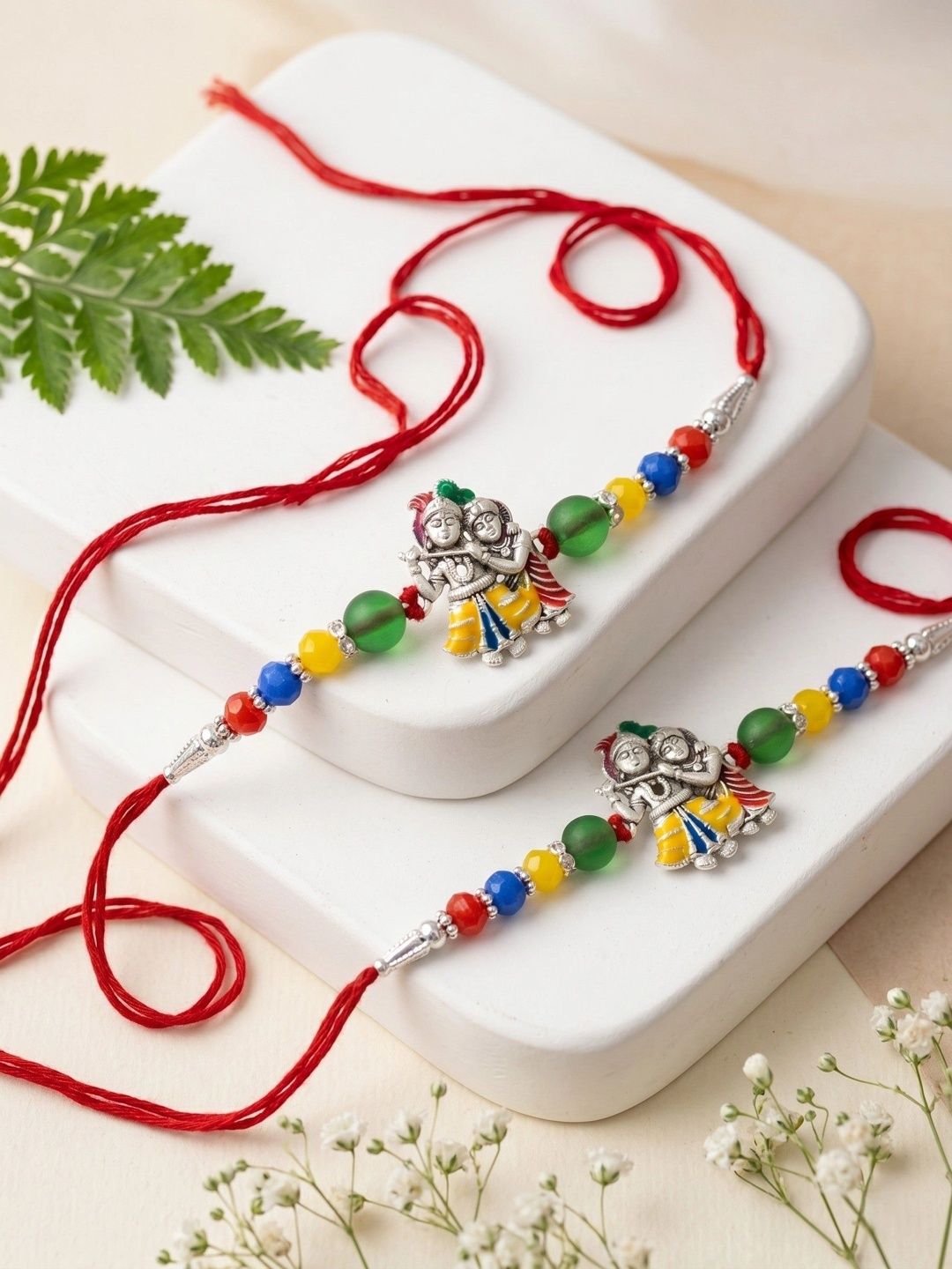 MEIRA JEWELLERY Set Of 2 Thread Rakhis-image-19