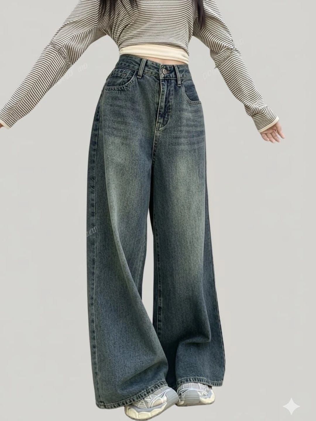 H&H Women Wide Leg High-Rise Jeans-picture-36