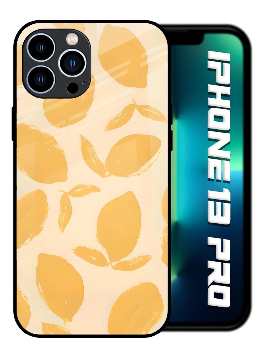 QRIOH Floral Printed iPhone 13 Pro Back Case Mobile Accessories-image-29