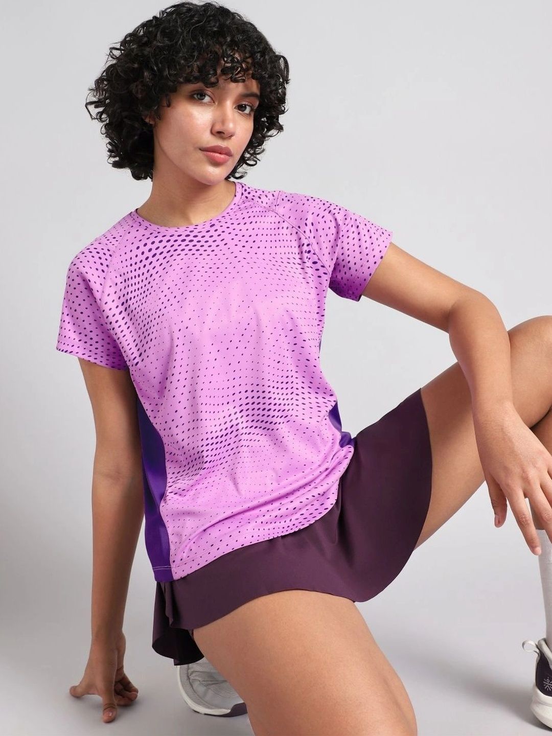 CULT Women's Purple Dynamic Move Training T-shirt-picture-47