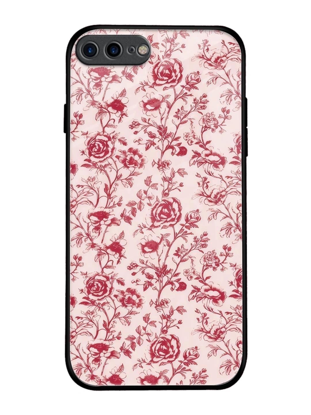 QRIOH Floral Printed iPhone 7 Plus Back Case Mobile Accessories-picture-11