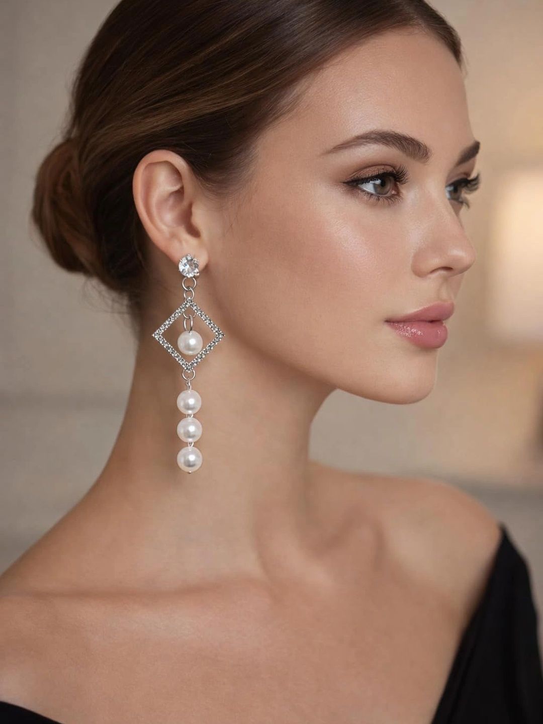 Rayz Collectibles Geometric Drop Earrings-picture-45