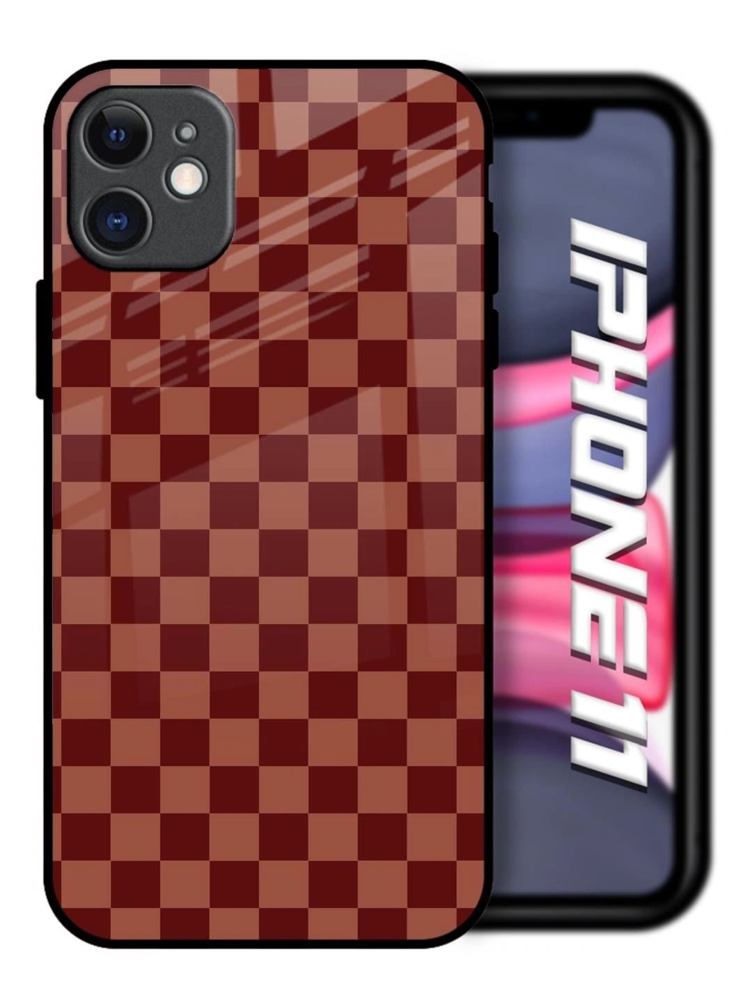 QRIOH Geometric Printed iPhone 11 Back Case Mobile Accessories-picture-27