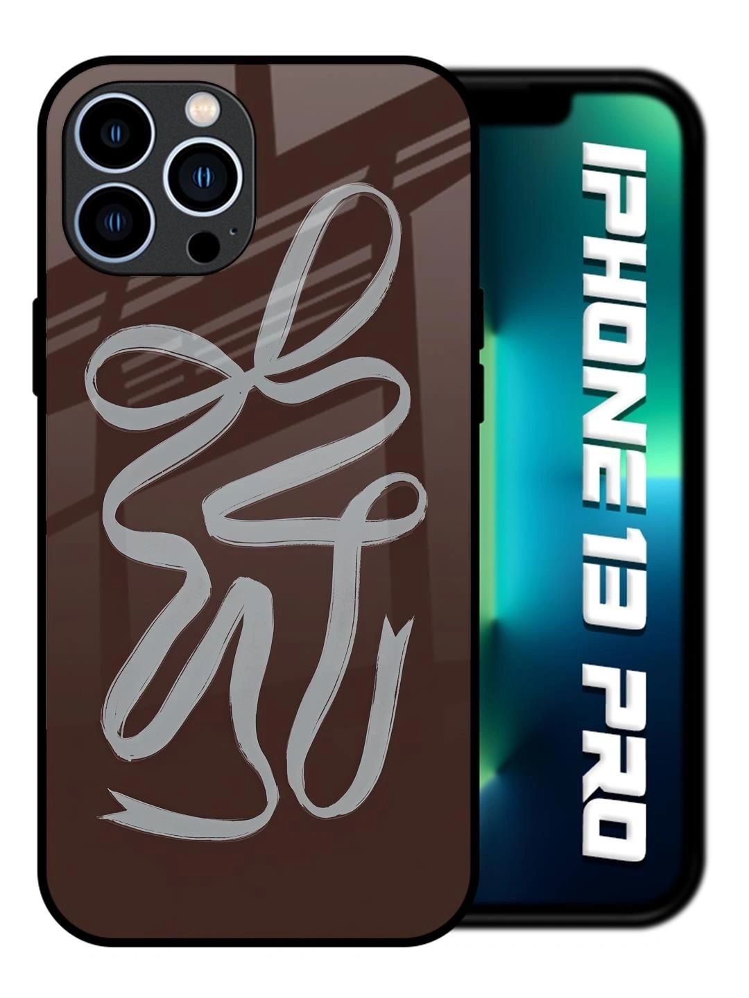QRIOH Abstract Printed iPhone 13 Pro Back Case Mobile Accessories-image-27