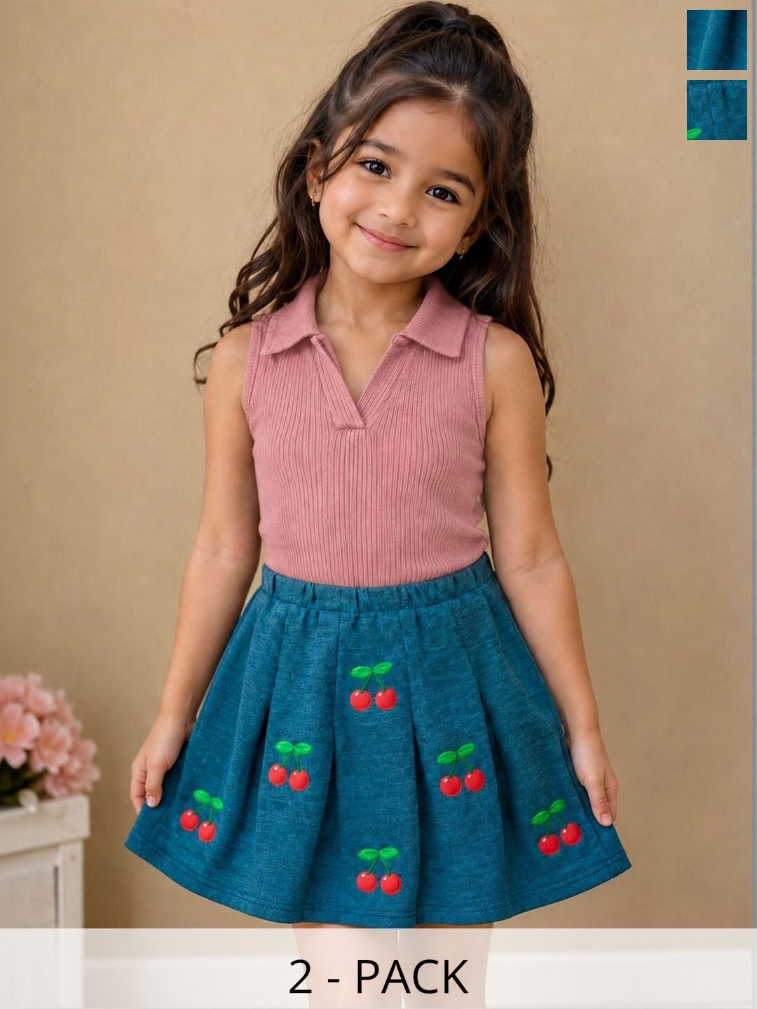 Ninas Girls Top with Skirt-picture-23