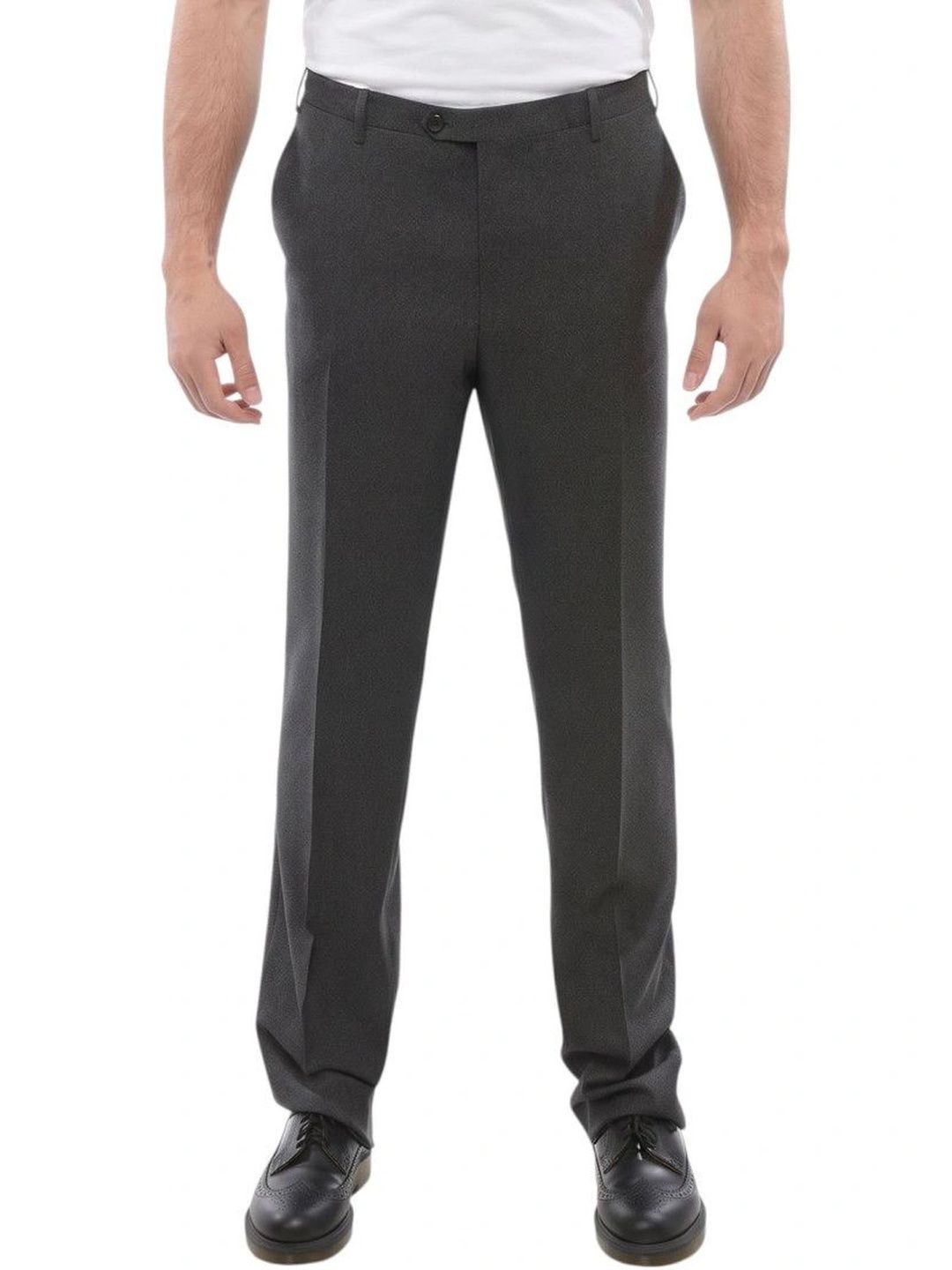 Corneliani Men Textured Straight Fit Trousers-picture-29