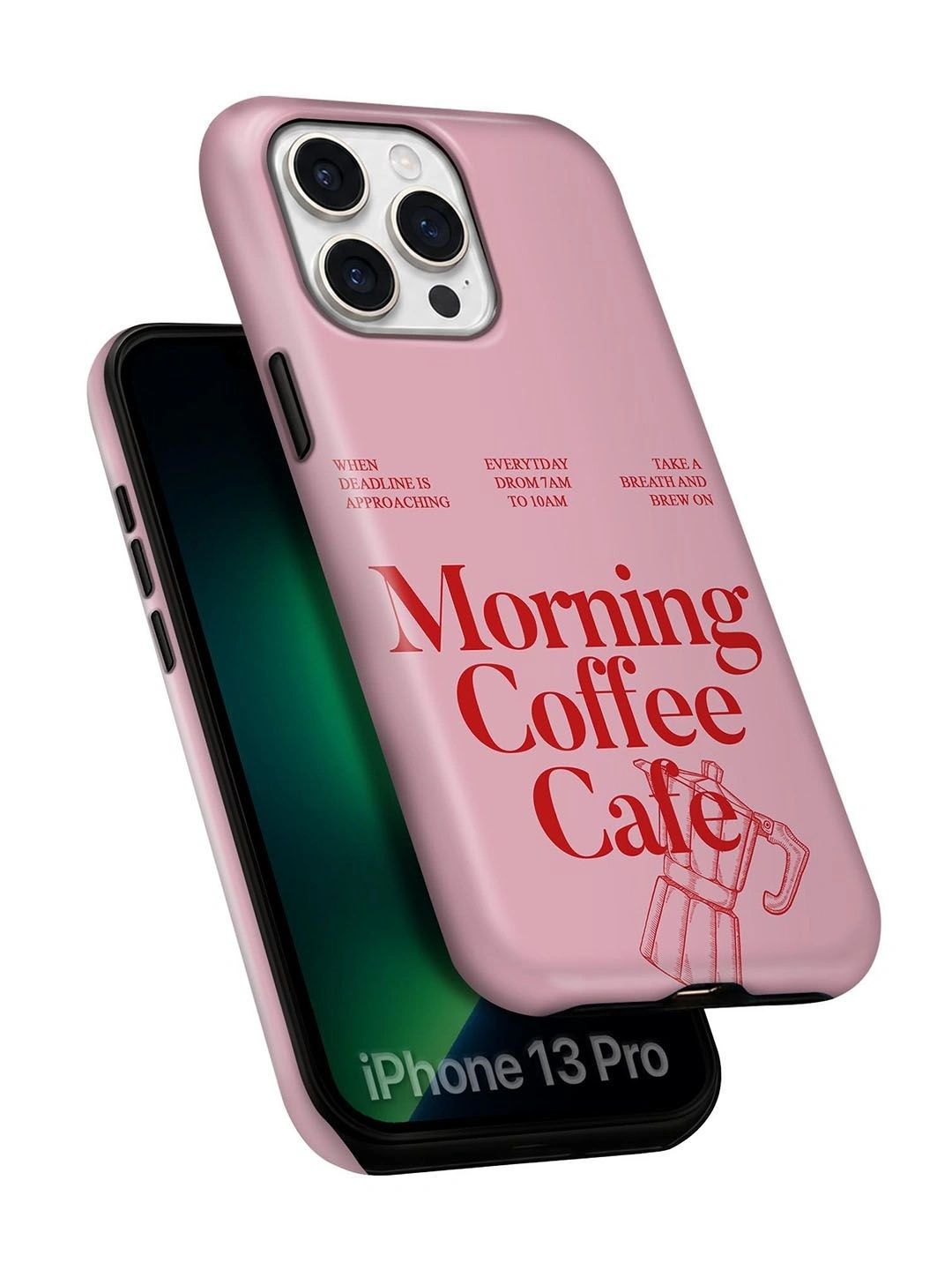 QRIOH Typography Printed iPhone 13 Pro Back Case Mobile Accessories-picture-43
