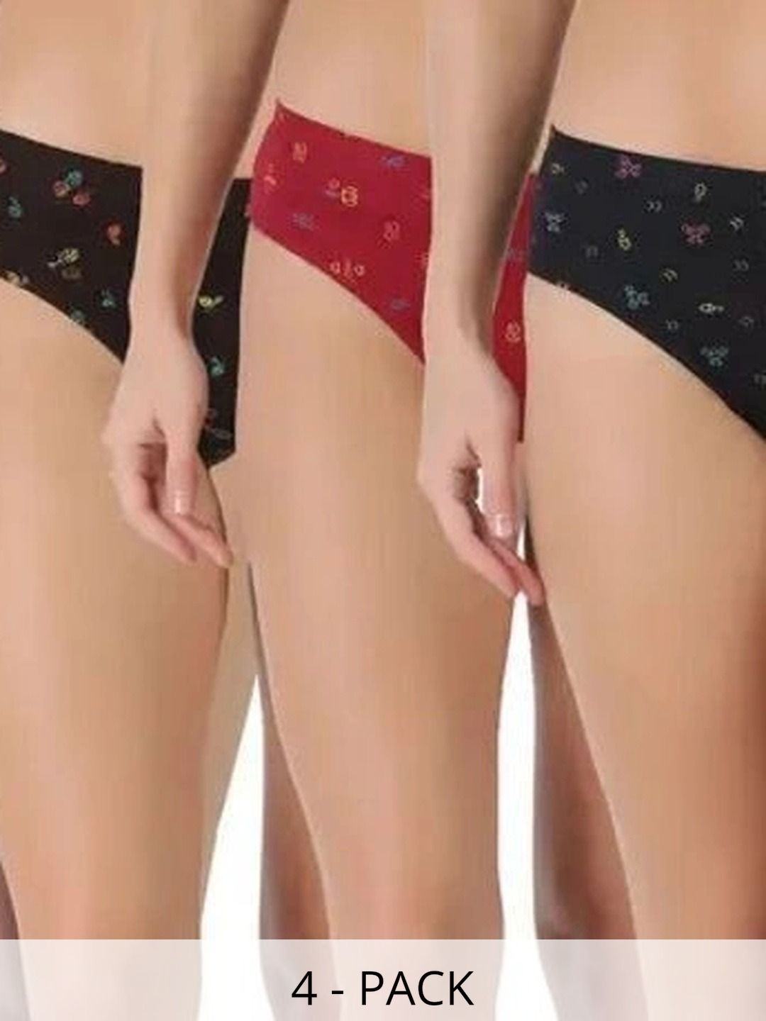 Bebron Women Pack of 4 Printed Assorted Bikini-picture-38