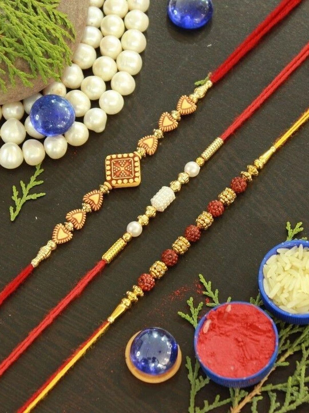 Sangria Thread Rakhi-picture-40