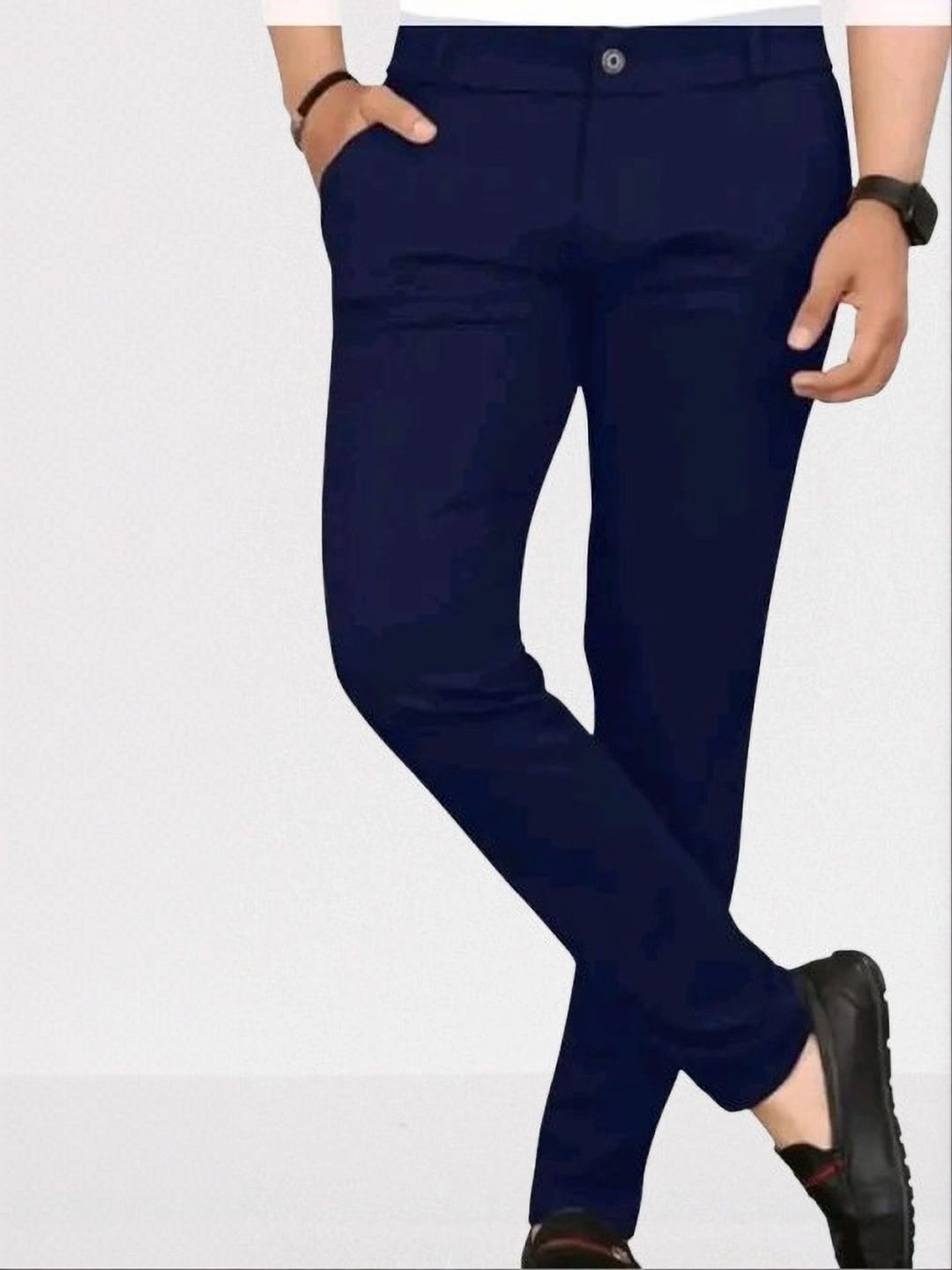 Nitya TrackP Men Smart Slim Fit Trousers-picture-54