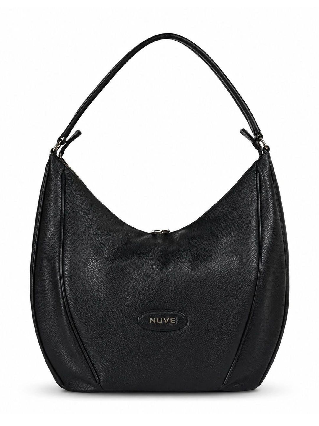 NUVE Textured Leather Up to 13 inch Sling Bag-image-3