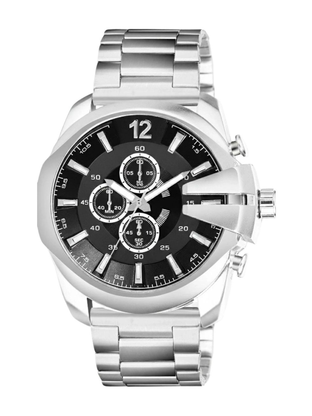 Vondex Men Dial & Stainless Steel Bracelet Style Straps Analogue Chronograph Watch-picture-40