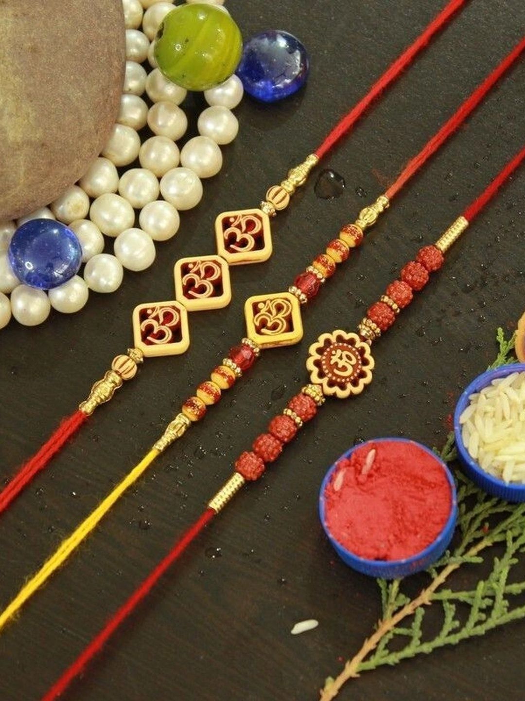 Sangria Thread Rakhi-picture-27
