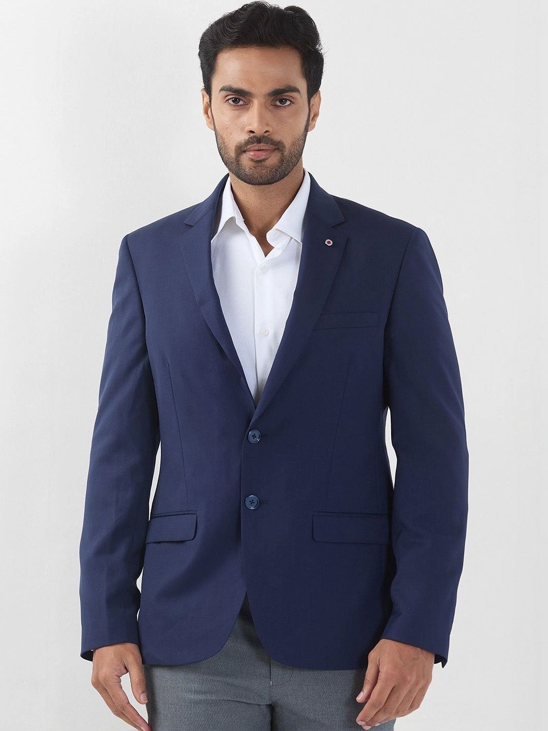 Raymond Notched Lapel Single-Breasted Formal Blazer-picture-21
