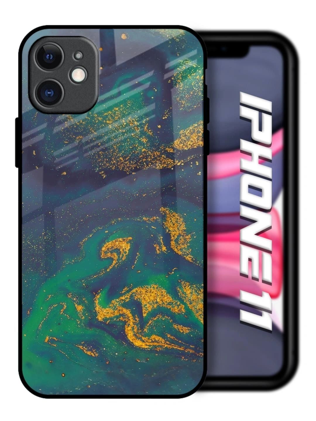 QRIOH Abstract Printed iPhone 11 Back Case Mobile Accessories-image-48