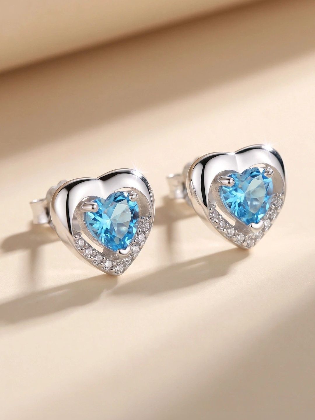 MYKI Heart Shaped Studs Earrings-picture-47