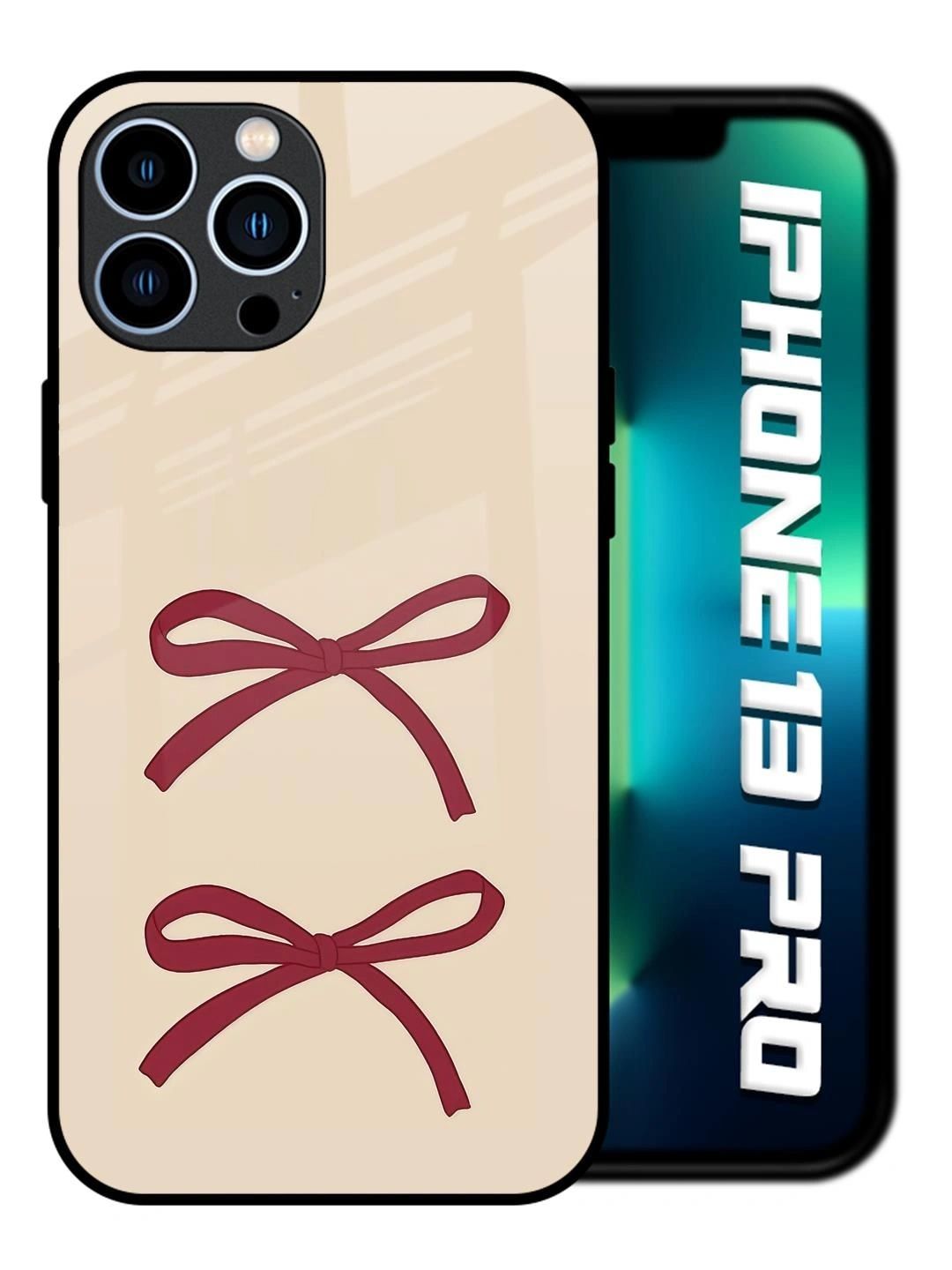QRIOH Quirky Printed iPhone 13 Pro Back Case Mobile Accessories-image-30