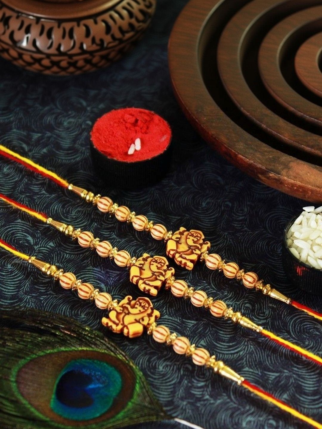 Sangria Thread Rakhi-picture-31