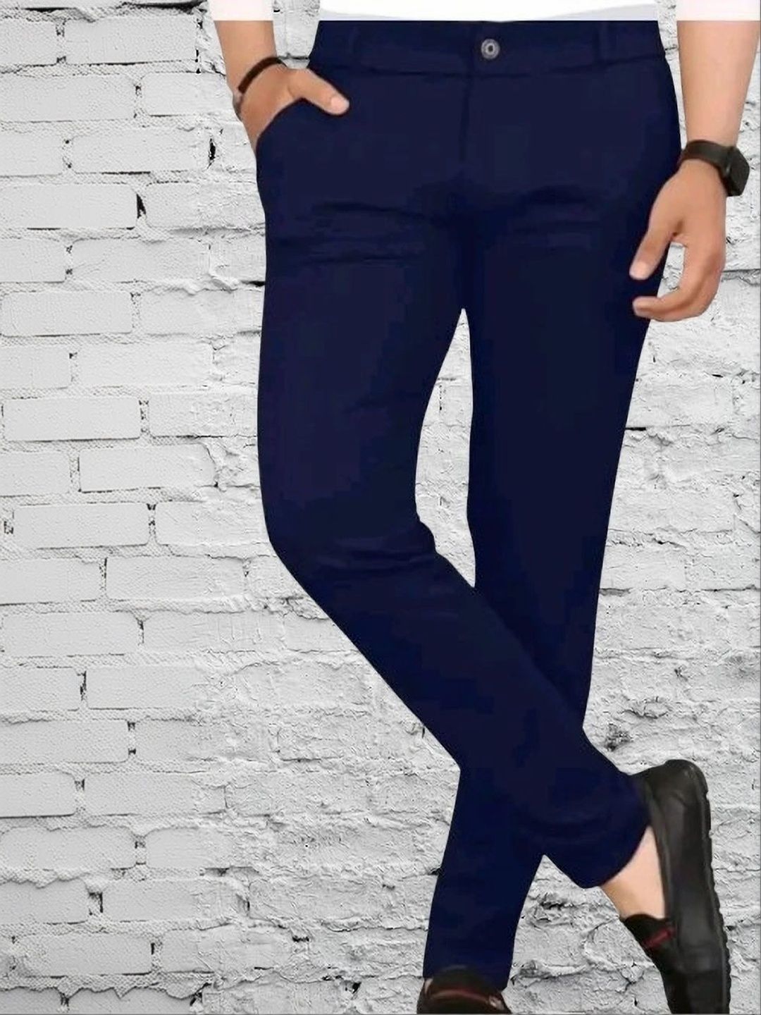 Nitya TrackP Men Smart Slim Fit Trousers-picture-58