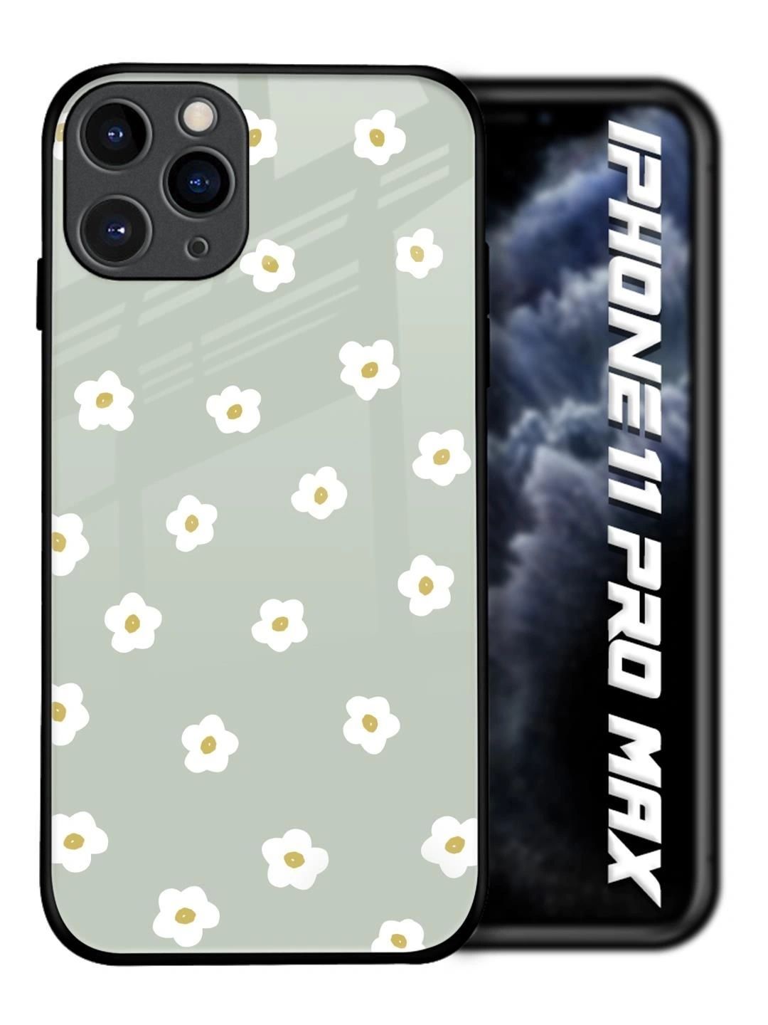 QRIOH Floral Printed iPhone 11 Pro Max Back Case Mobile Accessories-picture-38