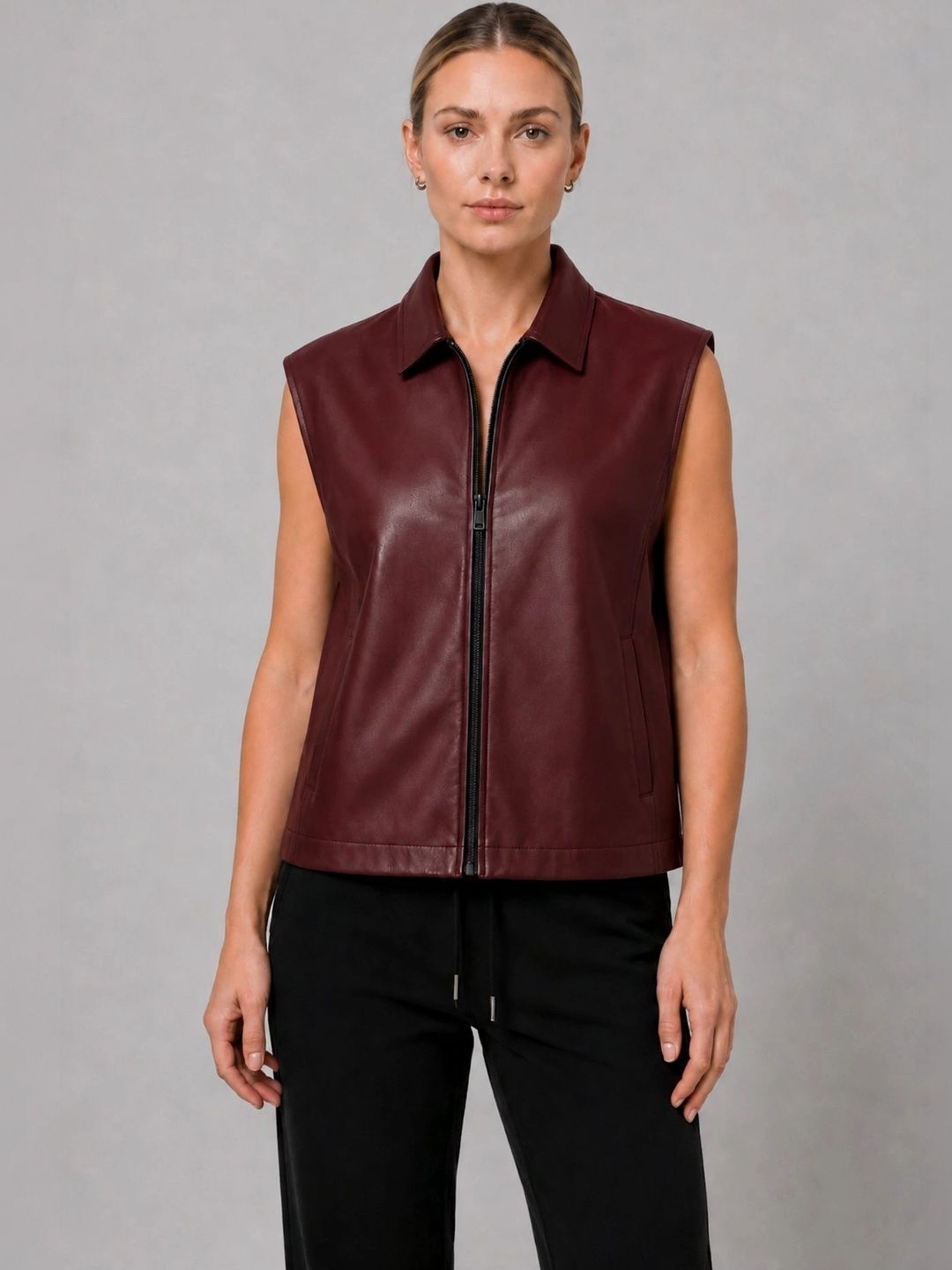 Raxedo Women Leather Training or Gym Jacket-picture-24