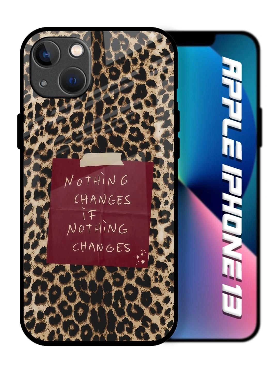 QRIOH Abstract Printed iPhone 13 Back Case Mobile Accessories-picture-17
