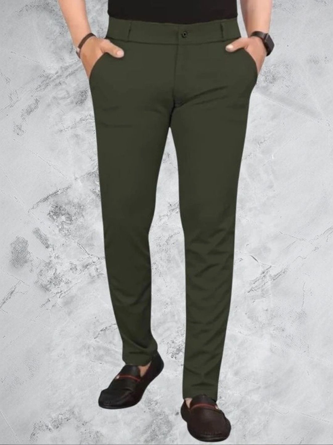 Nitya TrackP Men Smart Slim Fit Trousers-picture-31